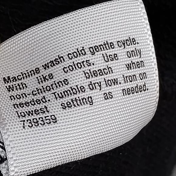 A.N.A. A New Day Blazer Size Medium Black Fully Lined Pink Machine Washable - Picture 6 of 6